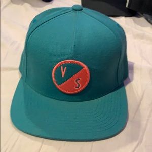Volcom Hat Teal and Orange